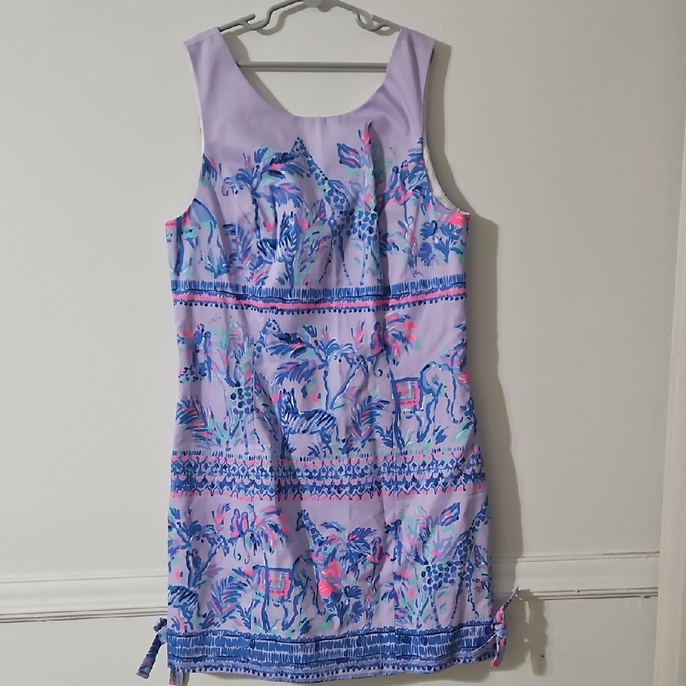 Lilly Pulitzer Lavender Tropical Mini Dress